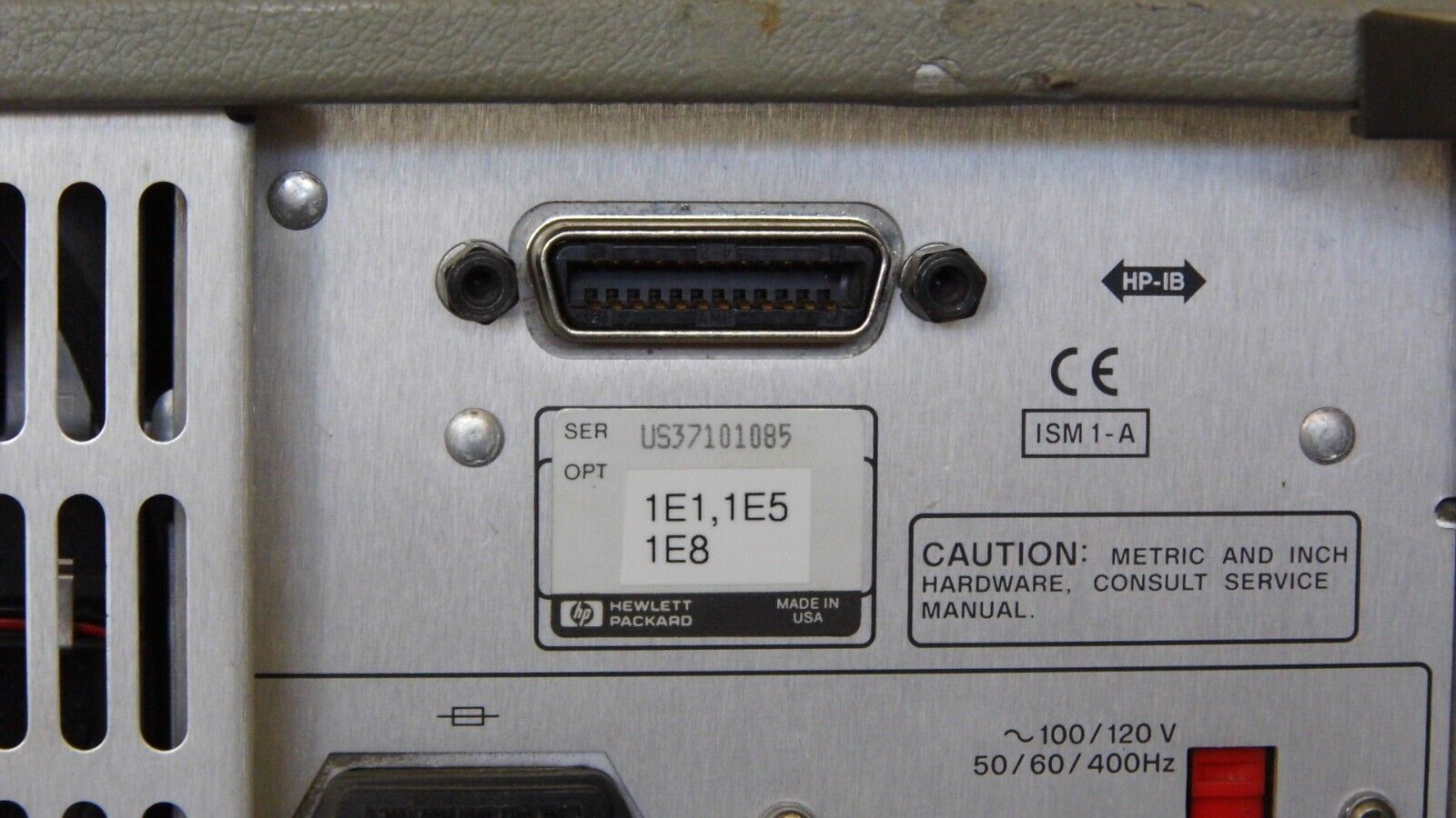 Agilent HP 83732B 1E1, 1E5 &1E8 20GHz Synth. CW Generator Agilent HP 83732B 1E1, 1E5 &1E8 20GHz Synth. CW Generator